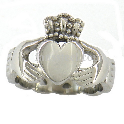 FSR06W00 Claddagh Friendship Ring - Click Image to Close
